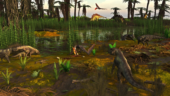 Обои картинки фото 3д графика, животные , animals, природа, динозавры