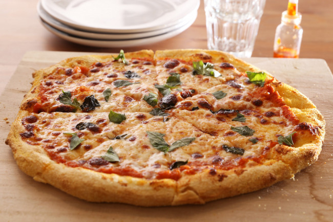 Обои картинки фото еда, пицца, снедь