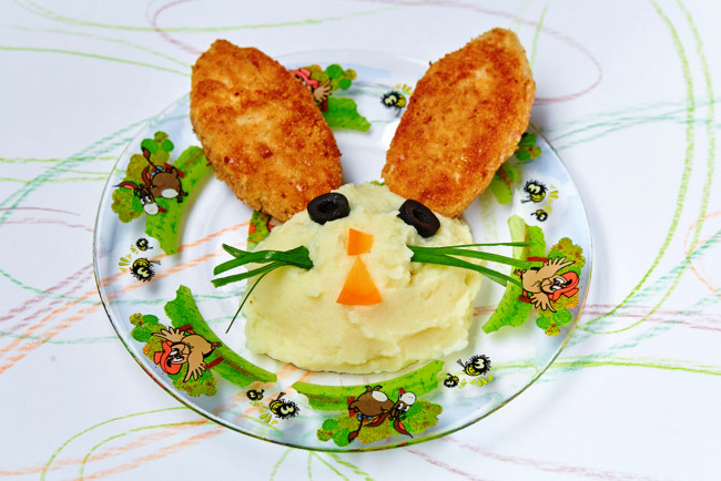 Обои картинки фото еда, вторые блюда, котлеты, картошка, вторые, блюда