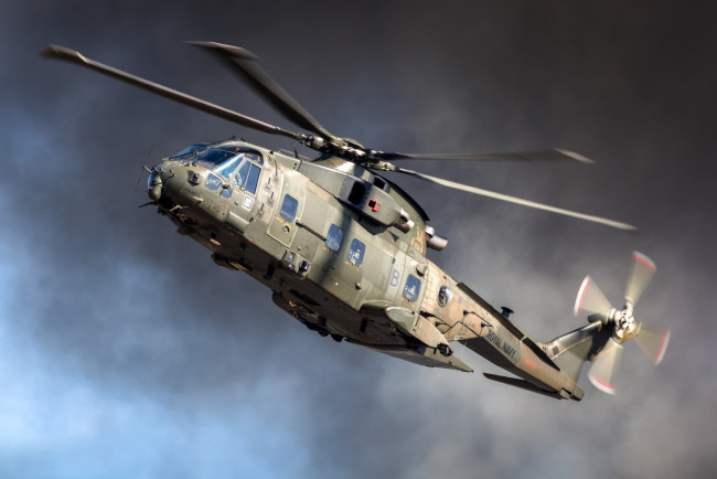 Обои картинки фото merlin, авиация, вертолёты, вертушка