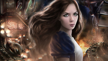 Картинка видео+игры alice +madness+returns взгляд фон девушка
