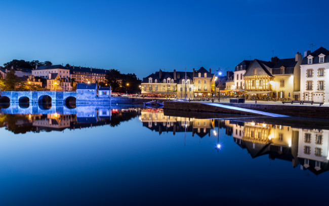 Обои картинки фото города, - улицы,  площади,  набережные, порт, сен-густан, город, оре, бретань, франция