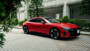 Картинка автомобили audi rs e-tron gt 2021 электрический седан