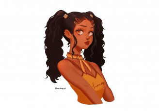 Картинка рисованное люди девушка топ