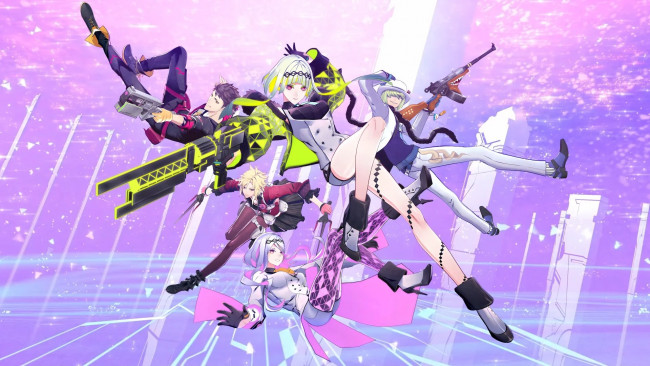 Обои картинки фото soul hackers 2, видео игры, ---другое, команда, оружие