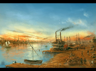 Картинка корабли рисованные