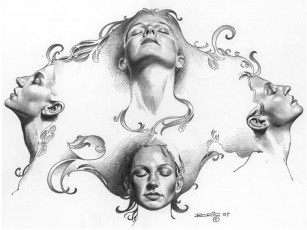 Картинка рисованные люди