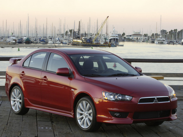 Обои картинки фото lancer, 2008, автомобили, mitsubishi