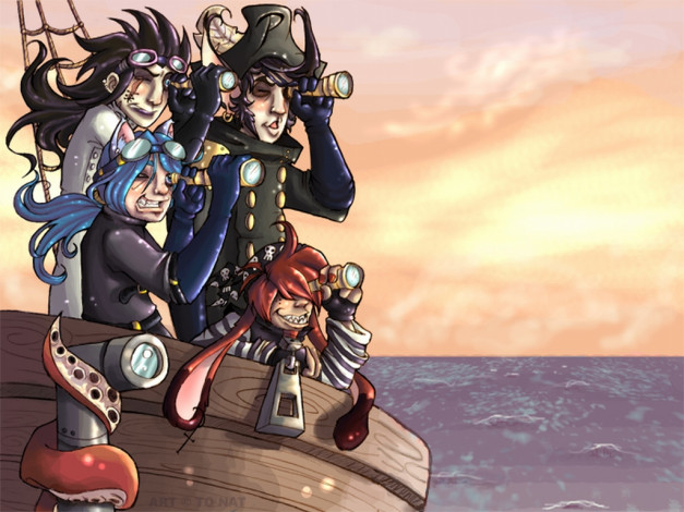 Обои картинки фото рисованные, люди