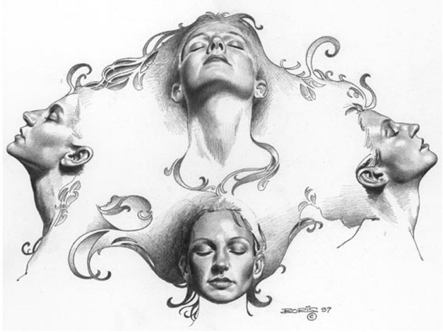 Обои картинки фото рисованные, люди