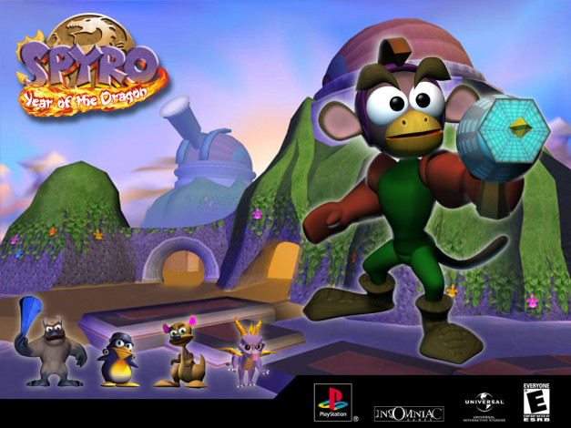 Обои картинки фото видео, игры, spyro, year, of, the, dragon