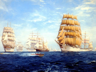 Картинка корабли рисованные