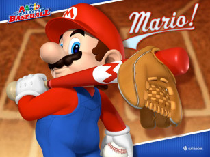 Картинка mario superstar baseball видео игры