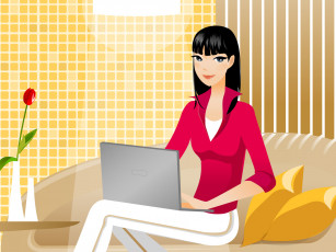 обоя векторная, графика