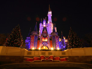 Картинка праздничные новогодние пейзажи