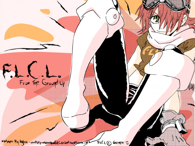 Обои картинки фото аниме, flcl