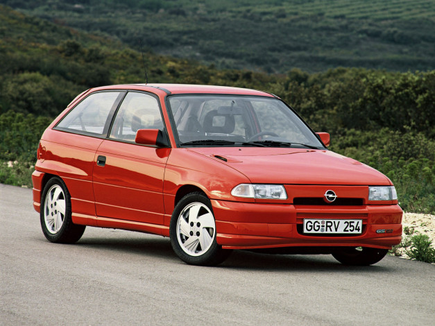 Обои картинки фото astra, gsi, автомобили, opel