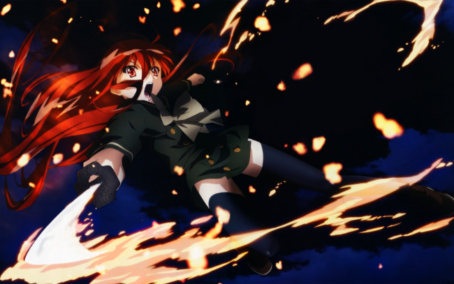 Обои картинки фото аниме, shakugan, no, shana