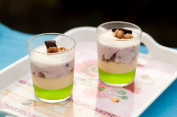 Картинка еда напитки коктейль стаканы яркие цвета коктейли поднос