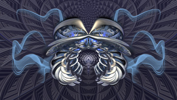 Картинка 3д графика abstract абстракции узор абстракция