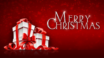 Картинка праздничные векторная графика новый год ленты подарки