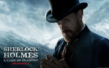 Картинка кино фильмы sherlock holmes game of shadows горы снег облака