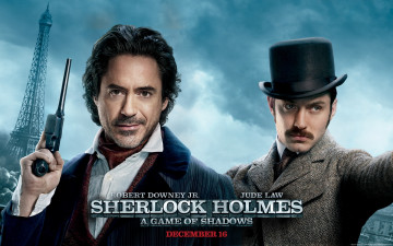 Картинка кино фильмы sherlock holmes game of shadows париж облака