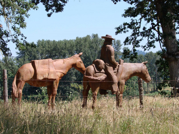 Обои картинки фото города, памятники, скульптуры, арт, объекты, всадник