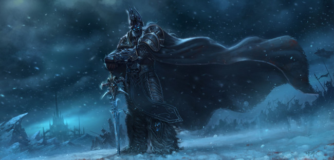 Обои картинки фото world, of, warcraft, wrath, the, lich, king, видео, игры, chao, yuan, xu, arthas, menethil