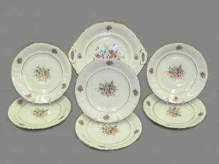 Картинка разное посуда столовые приборы кухонная утварь фарфор тарелки