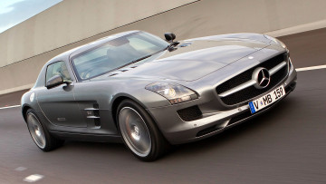Картинка mercedes sls автомобили benz автомобиль стиль мощь скорость