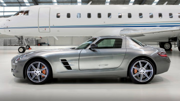 Картинка mercedes sls автомобили benz автомобиль стиль мощь скорость