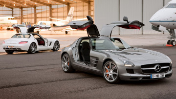 Картинка mercedes sls автомобили benz автомобиль стиль мощь скорость