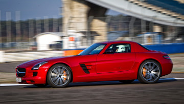 Картинка mercedes sls автомобили benz скорость автомобиль стиль мощь