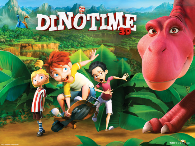 Обои картинки фото мультфильмы, dino, time