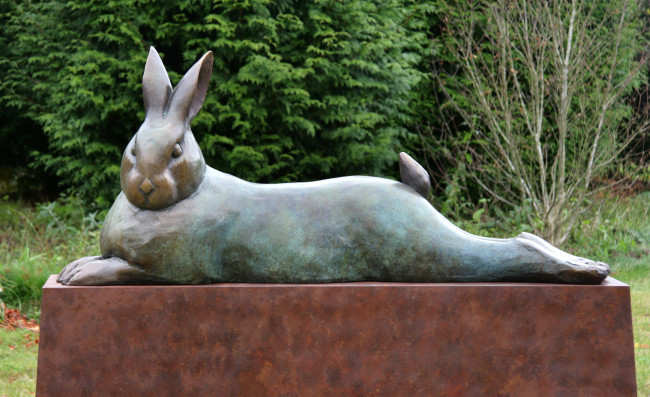 Обои картинки фото города, памятники, скульптуры, арт, объекты, заец