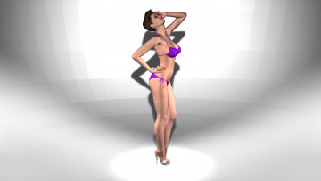 обоя 3д графика, people , люди, девушка, взгляд