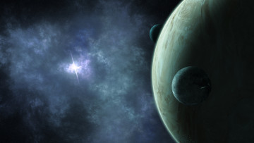 Картинка космос арт планеты