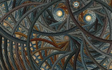 Картинка 3д+графика fractal+ фракталы узор цвета фон