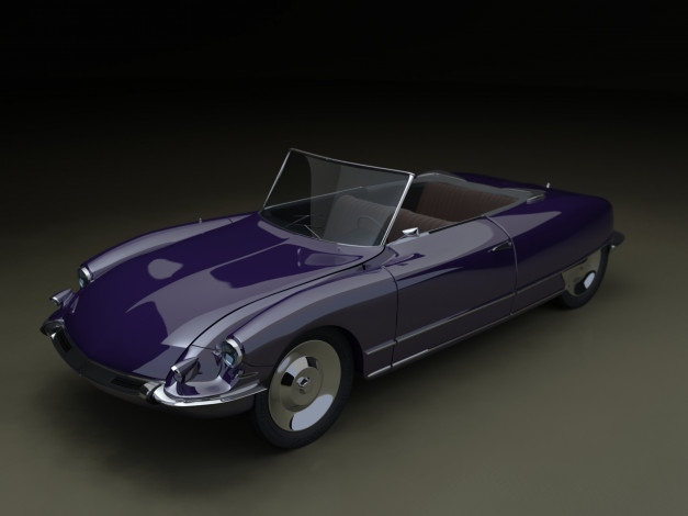 Обои картинки фото автомобили, 3д, citroen