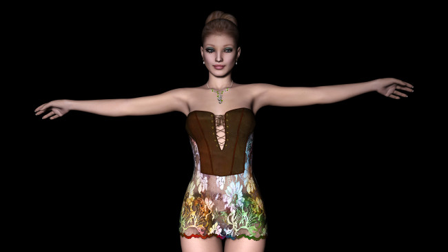 Обои картинки фото 3д графика, люди , people, девушка, взгляд, фон