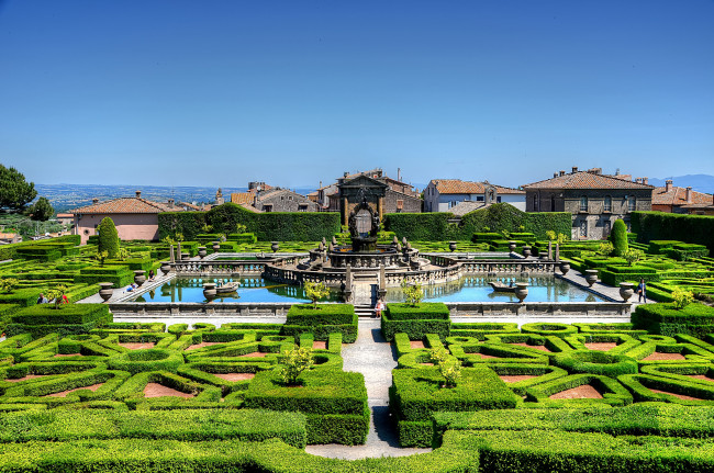 Обои картинки фото villa lante, города, - пейзажи, вилла, парк