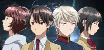 Картинка аниме aldnoah+zero альдноа зеро парни девушки