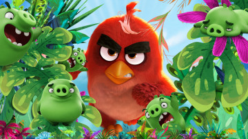 обоя мультфильмы, the angry birds movie, персонажи