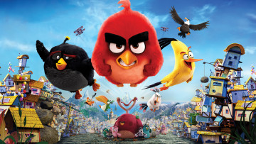 обоя мультфильмы, the angry birds movie, персонажи