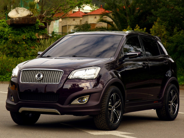 Обои картинки фото ssangyong c200 aero concept 2009, автомобили, ssang yong, concept, aero, c200, ssangyong, 2009