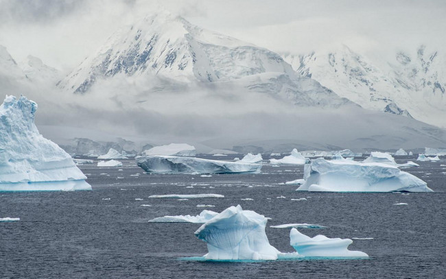 Обои картинки фото природа, реки, озера, река, лед