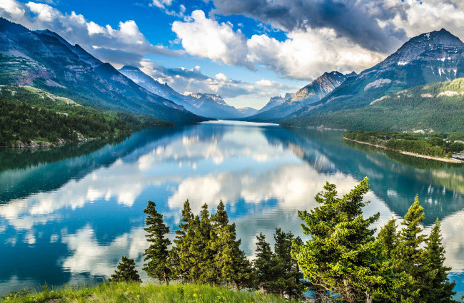 Обои картинки фото природа, реки, озера, река, лес