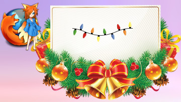 обоя компьютеры, mozilla firefox, фон, логотип