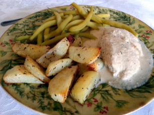 Картинка еда вторые+блюда фасоль картофель